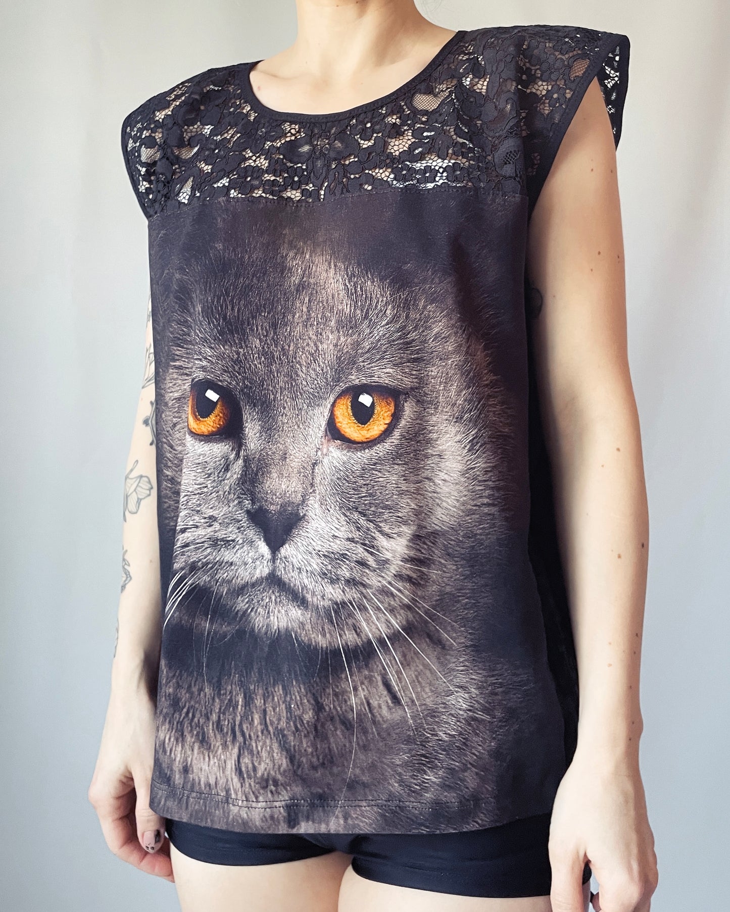 Cotton t-shirt Meowly