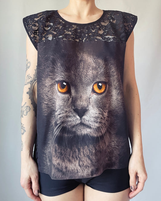 Cotton t-shirt Meowly