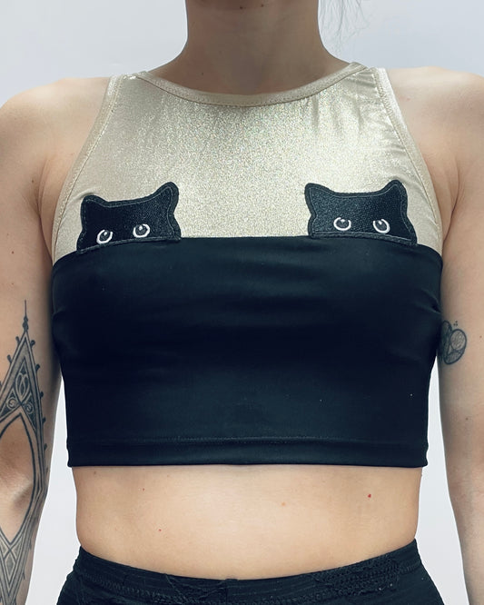 Crop top Annoyed Cat