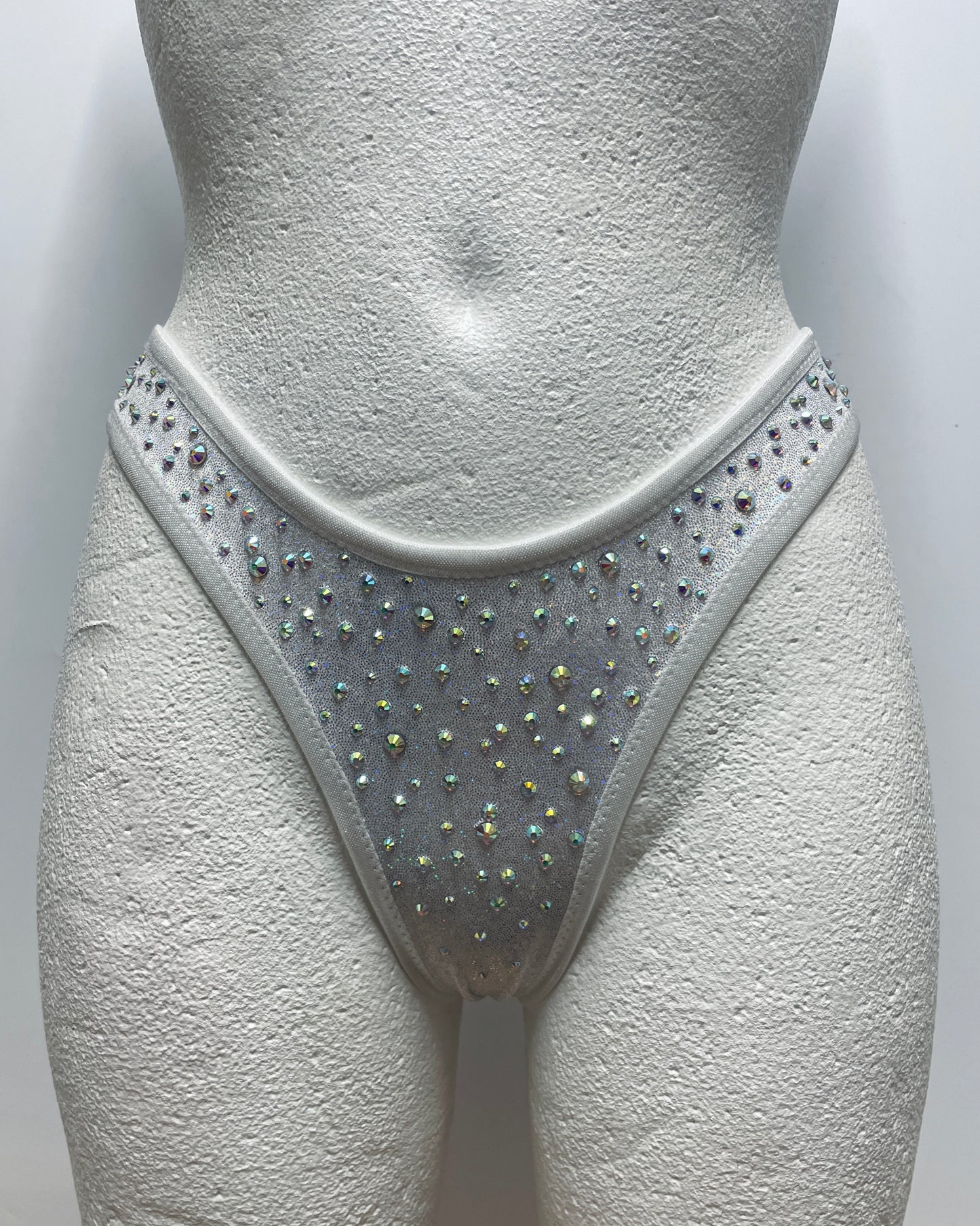 High cut thongs Snowflake