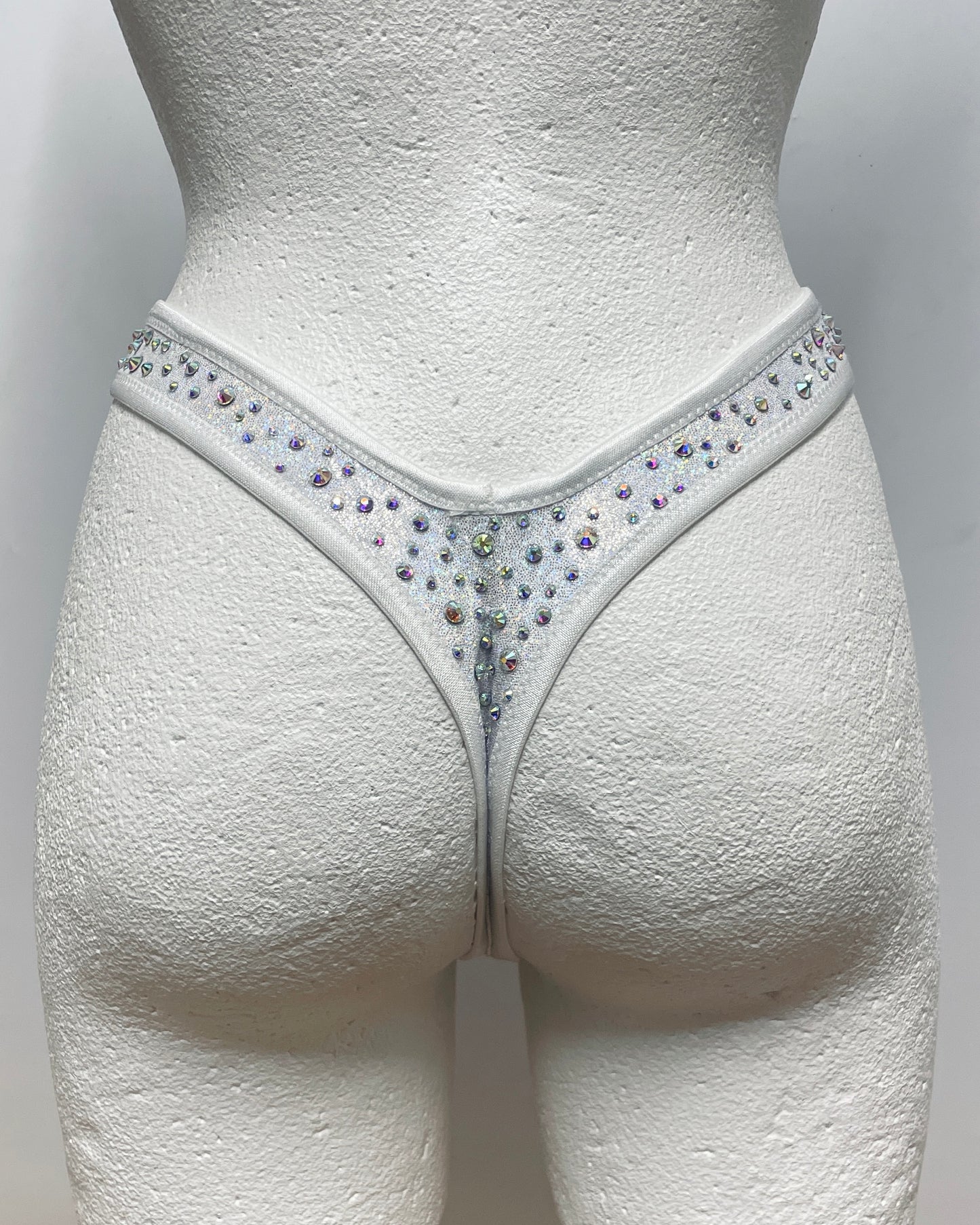 High cut thongs Snowflake