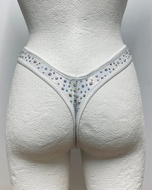 High cut thongs Snowflake