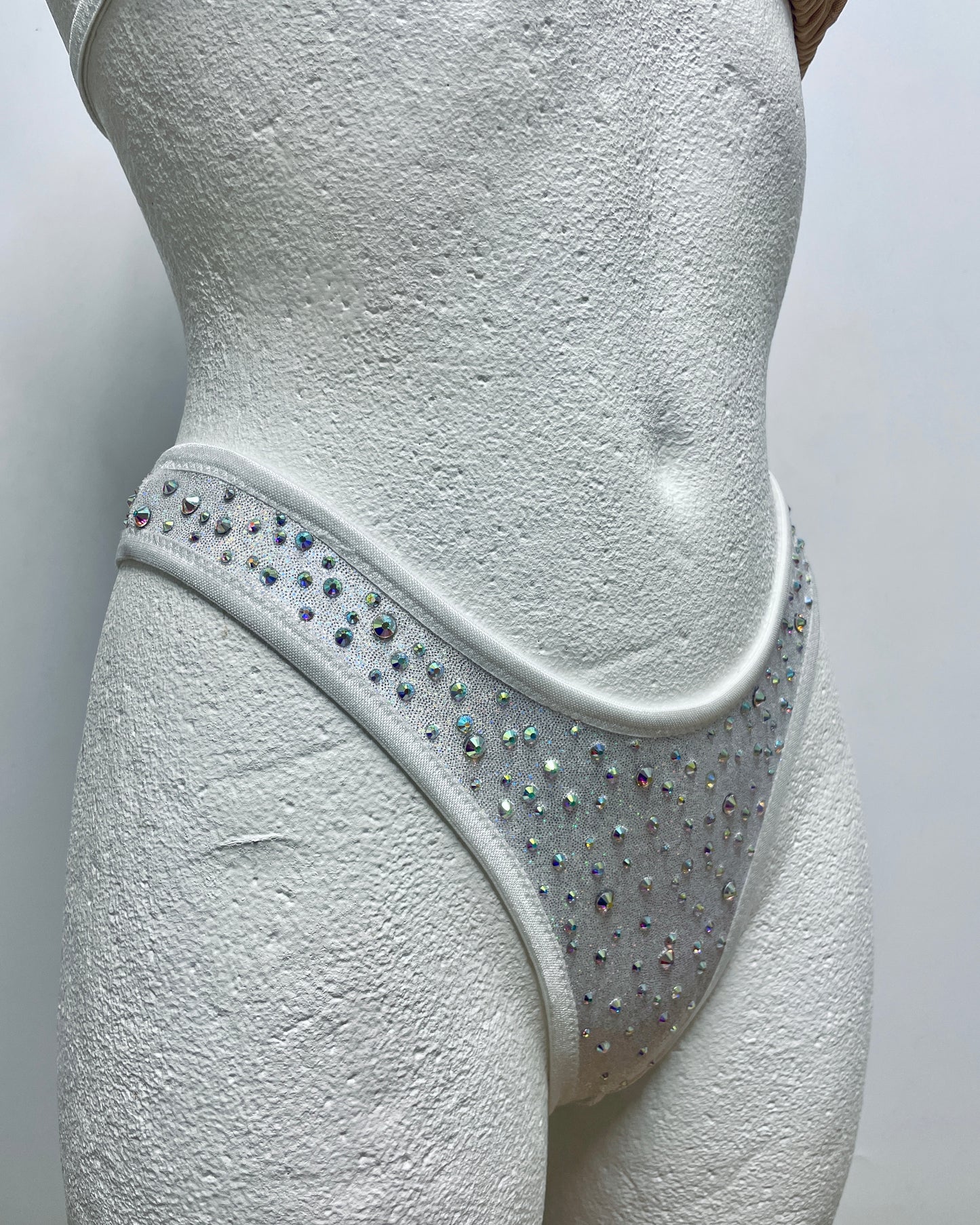 High cut thongs Snowflake