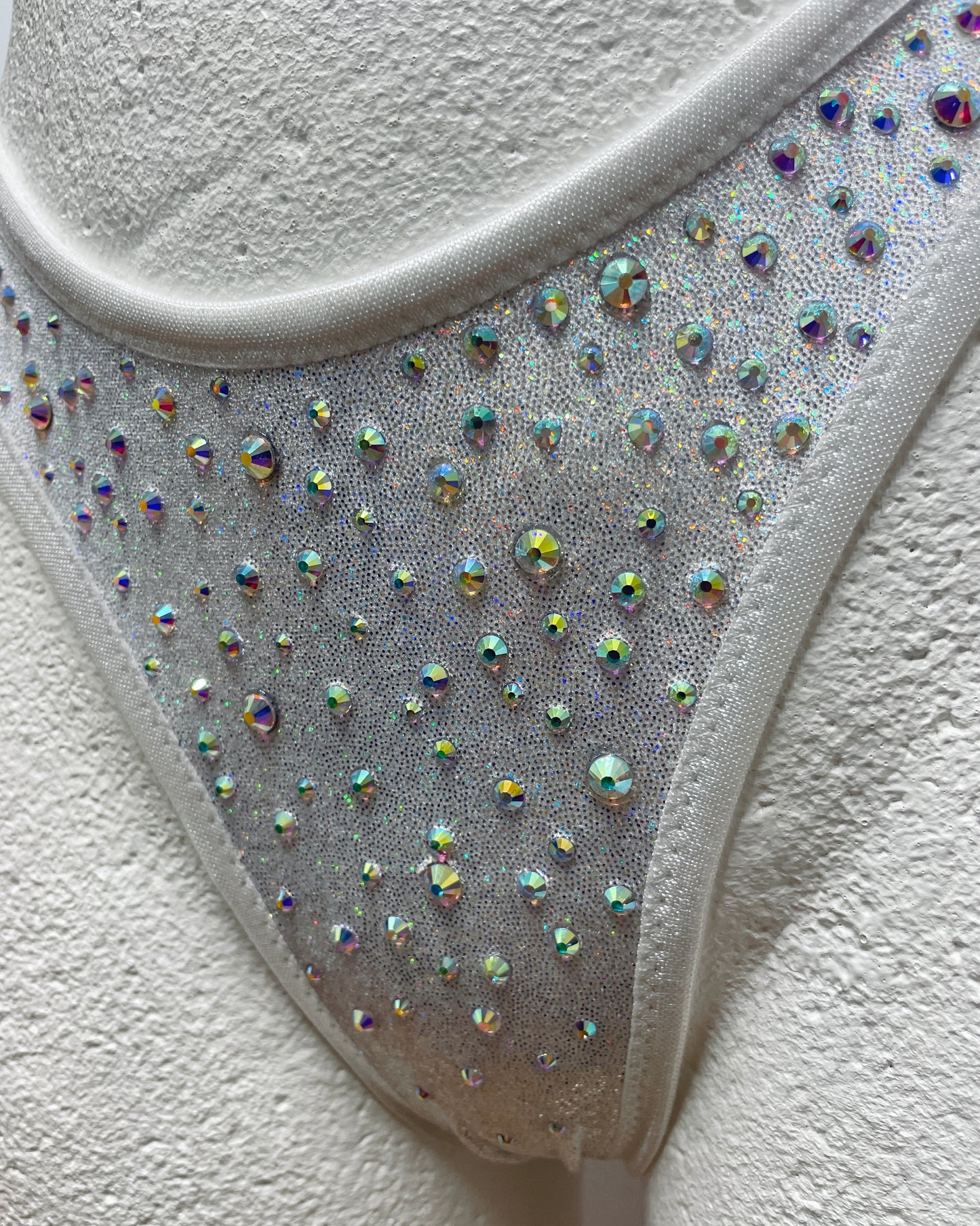 High cut thongs Snowflake