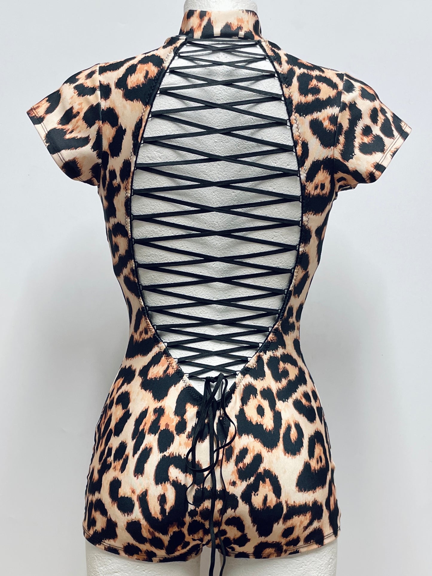 Bodysuit with back lacing Nina