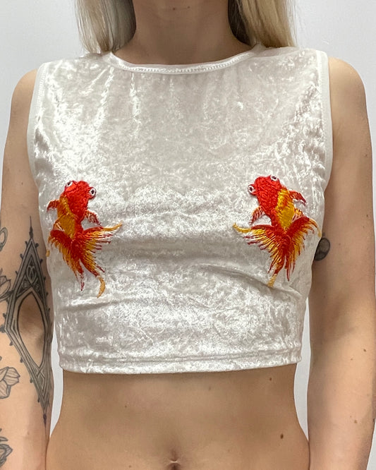 Pisces velvet top